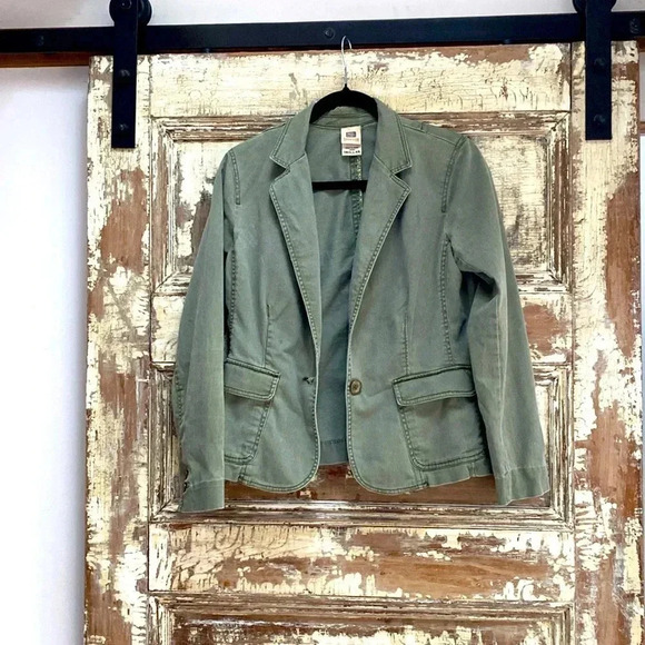 Faded Glory Olive Green  Khaki Jacket, Size S - Picture 1 of 3
